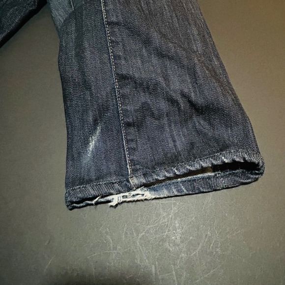 Citizens of Humanity Bootcut Jeans Sz 24 Studded Pocket USA Made Distressed - Picture 11 of 16